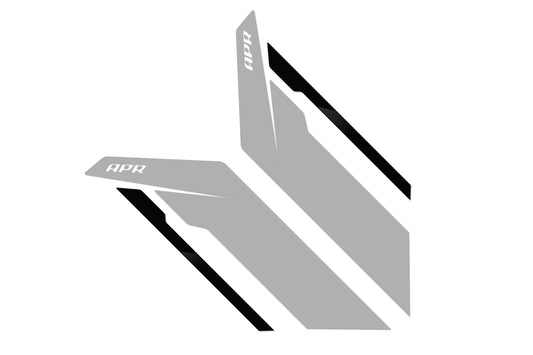 APR Sideburns - Silver APR Black Stripe - APR Part PM100335