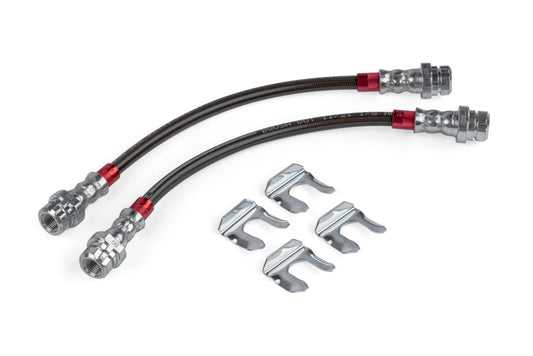 APR Braided Stainless Steel Brake Lines (Set of 2) - Rear - APR Part BRK00048