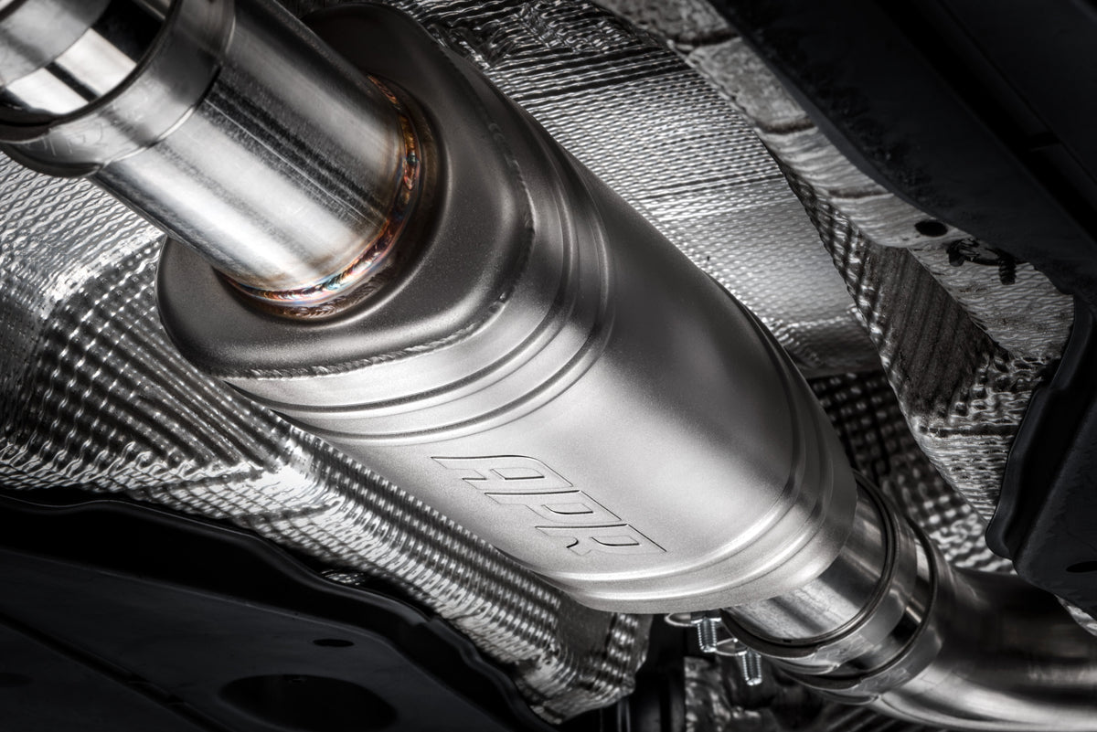 APR Catback Exhaust System (w Front Muffler) - GTI TRC (MK7.5) - Image 1034