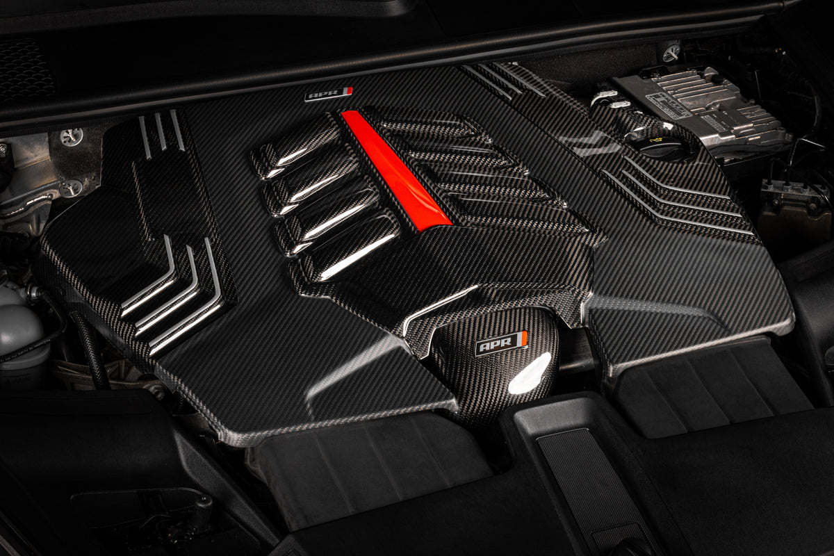APR Engine Cover - 2.9T3.0T4.0T (4M) SUV - Carbon Fiber - Image 3699