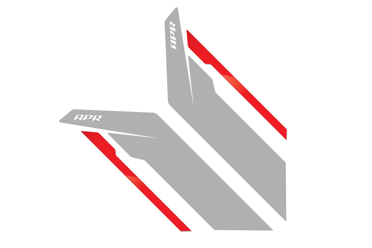 APR Sideburns - Silver APR Red Stripe - APR Part PM100333