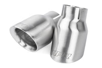 APR Double-Walled 3.5 Slash-Cut Tips (Brushed Silver) - Set of 2 - APR Part TPK0007