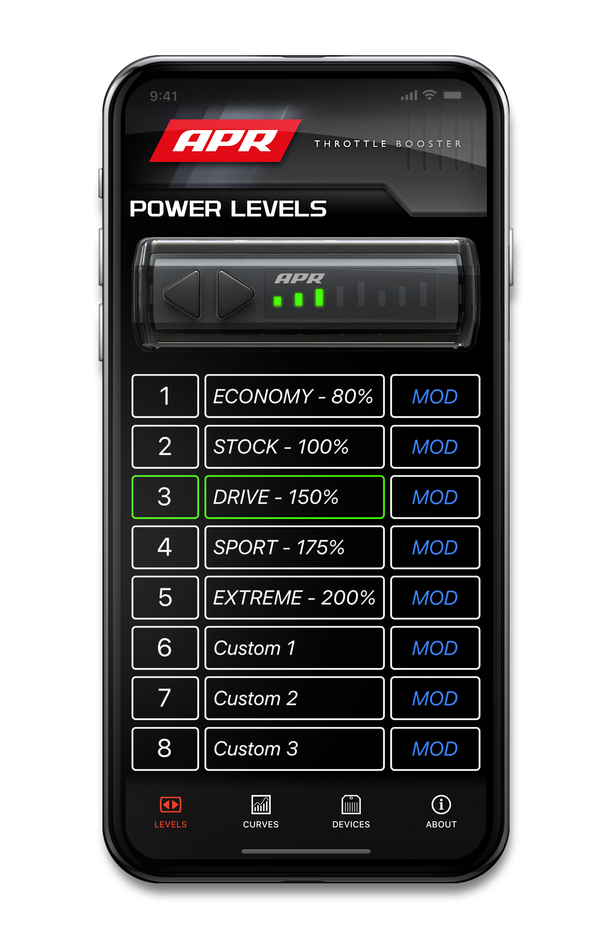 APR Throttle Booster with Wireless Controller and Bluetooth Mobile App - Image 2137
