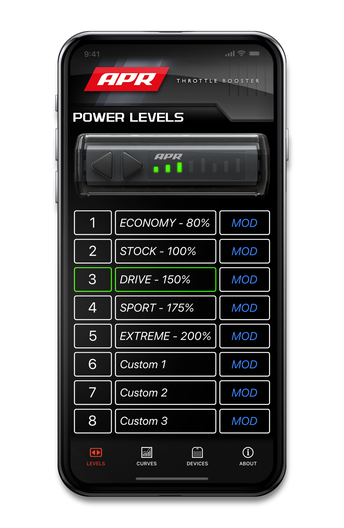 APR Throttle Booster with Wireless Controller and Bluetooth Mobile App - Image 2137