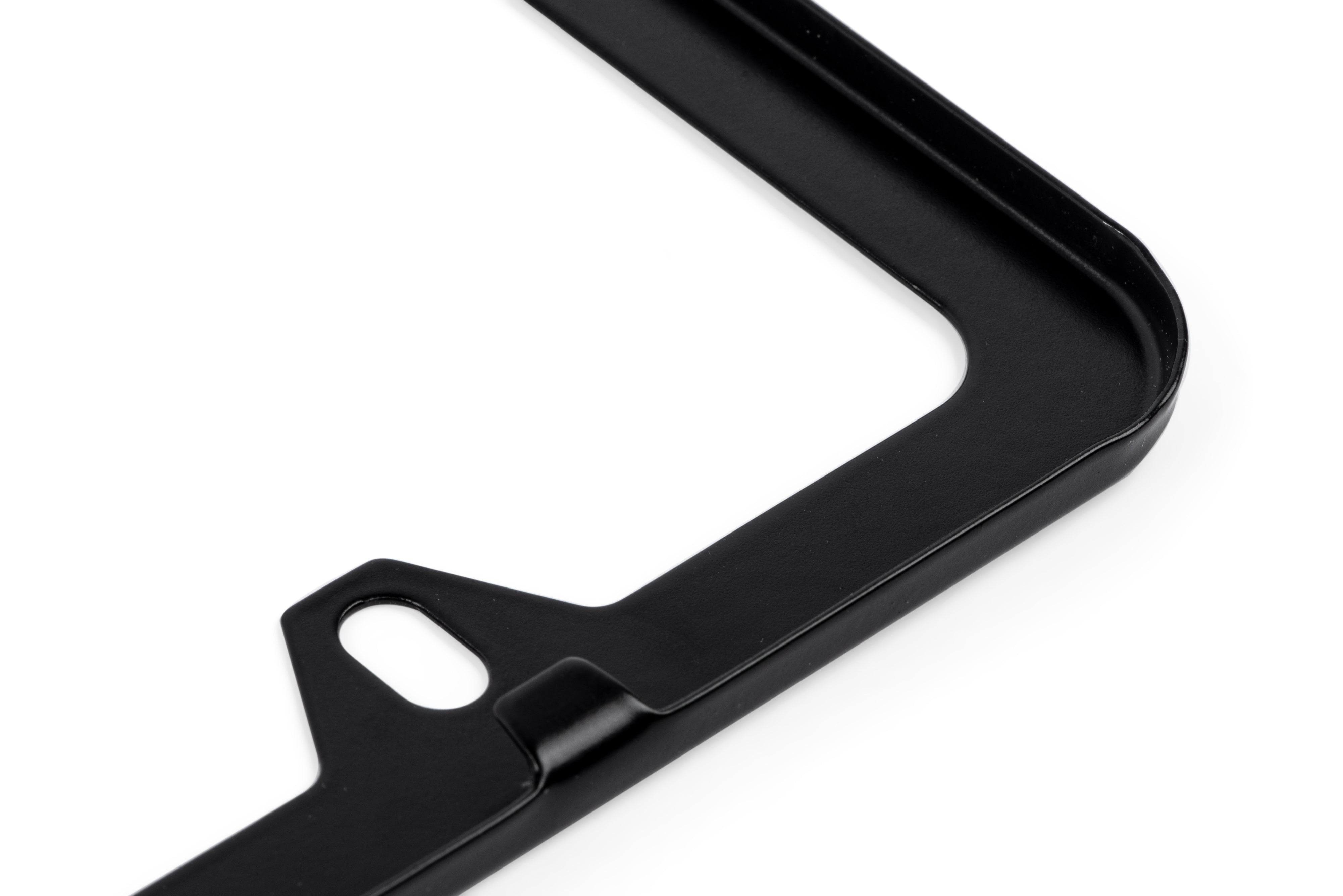 APR License Plate Frame - Slim, Black w Hiders - Image 42