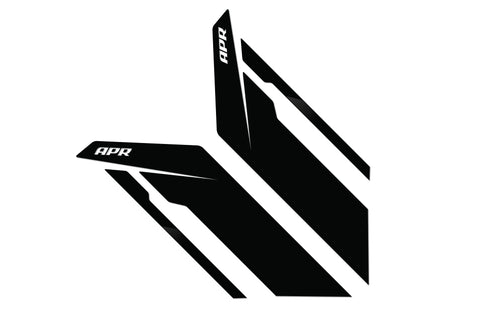 APR Sideburns - Black APR Black Stripe - APR Part PM100344
