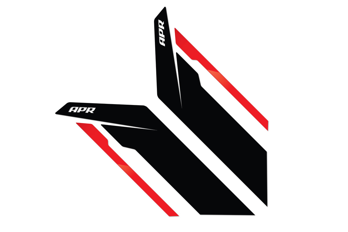 APR Sideburns - Black APR Red Stripe - APR Part PM100332