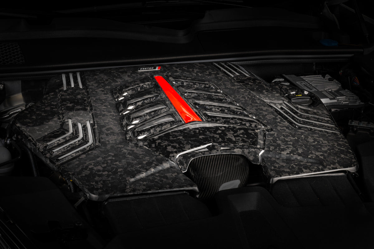 APR Engine Cover - 2.9T3.0T4.0T (4M) SUV - Forged Carbon Fiber - Image 3712