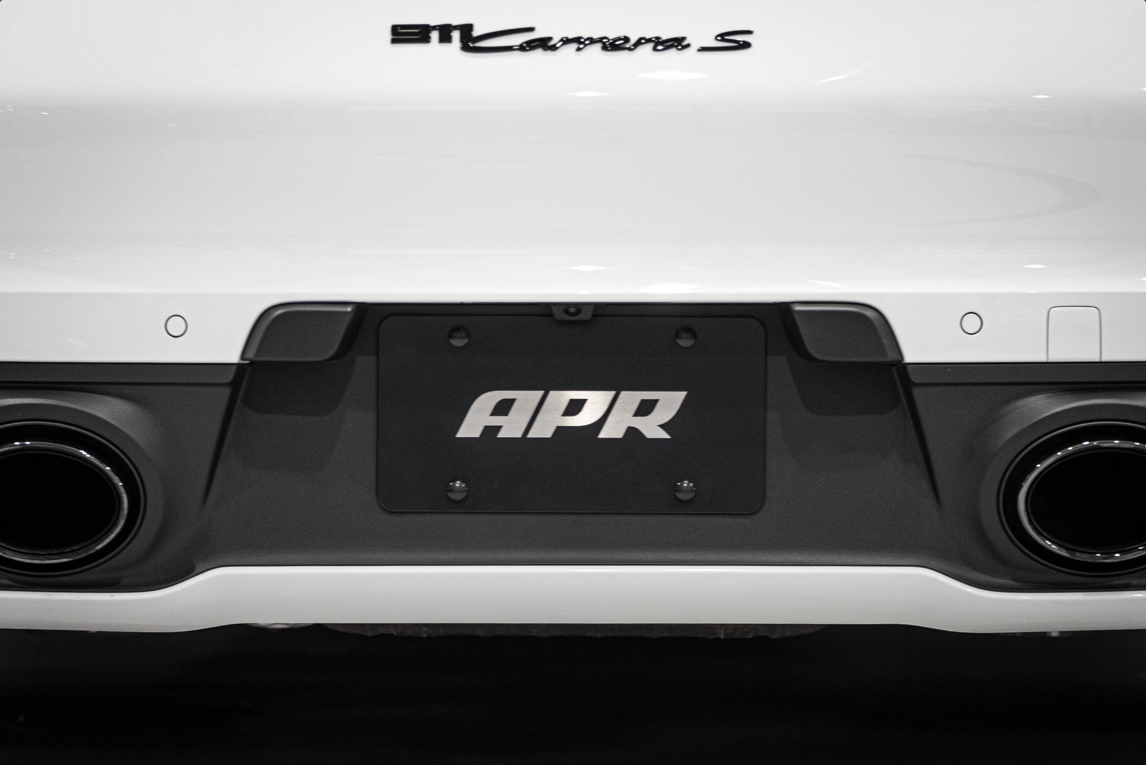 APR License Plate - Silver on Black - Image 52