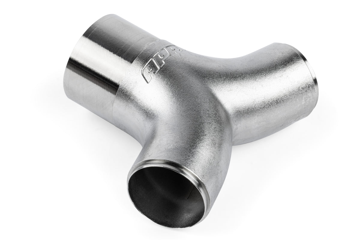 APR Cast Stainless Steel Y Splitter - 76mm (3) to Dual 63.5mm (2.5) - APR Part EXH0101
