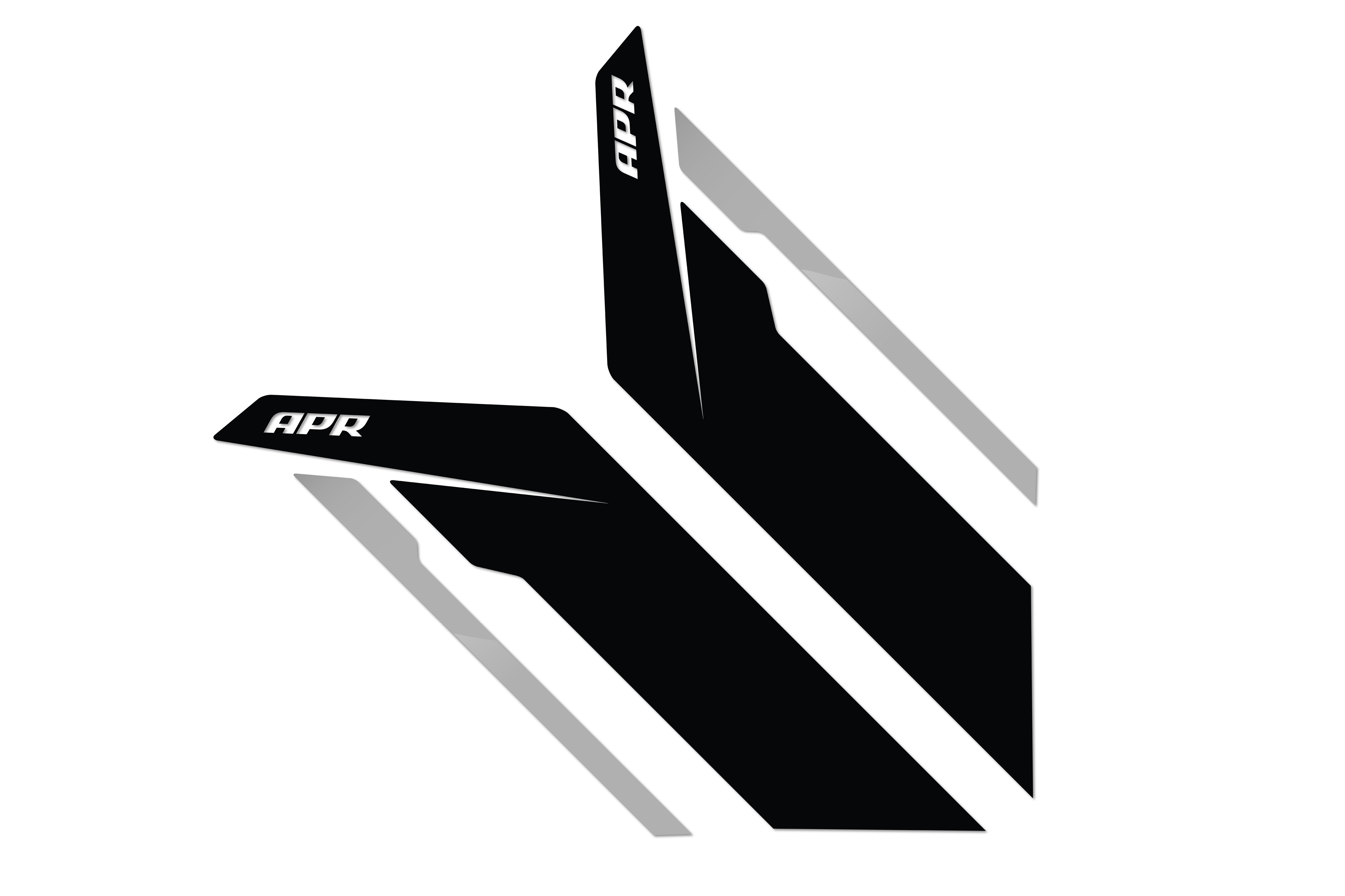APR Sideburns - Black APR Silver Stripe - APR Part PM100334