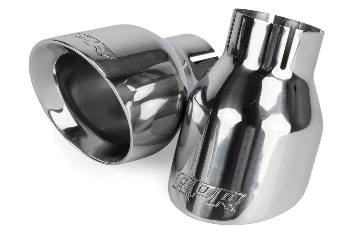 APR Double-Walled 4 Slash-Cut Tips (Polished) - Set of 2 - APR Part TPK0001