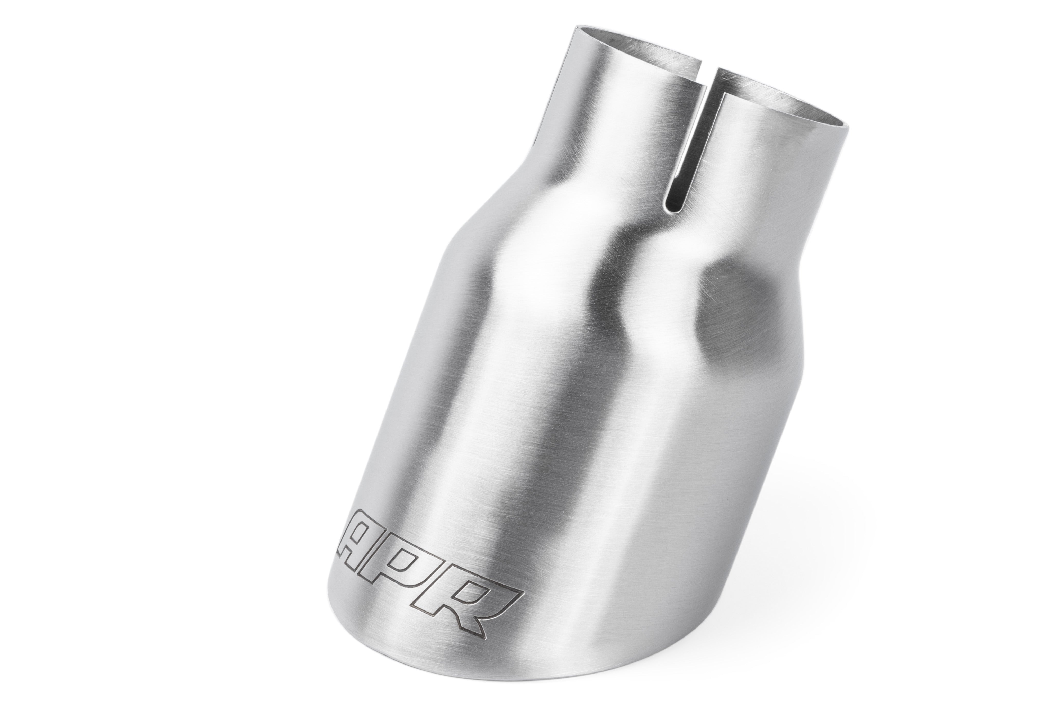 APR Double-Walled 3.5 Slash-Cut Tips (Brushed Silver) - Set of 2 - Image 4488