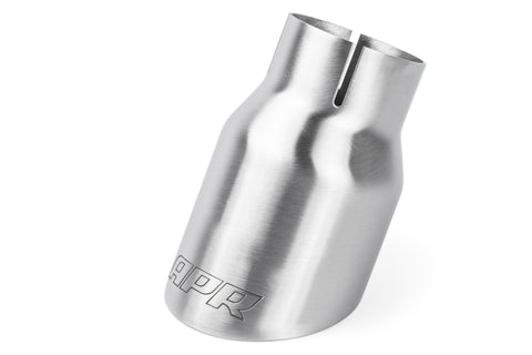 APR Double-Walled 3.5 Slash-Cut Tips (Brushed Silver) - Set of 2 - Image 4488