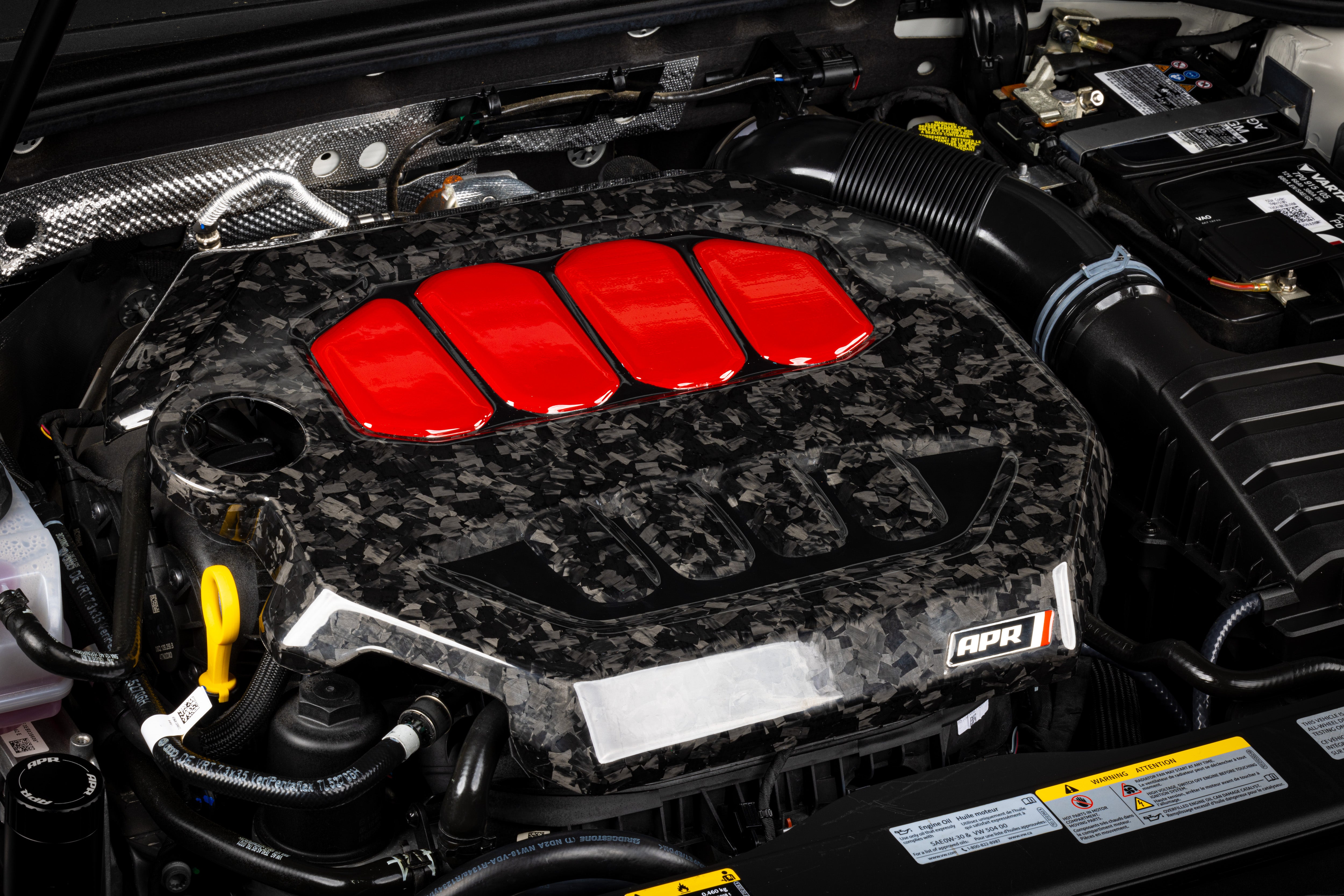 Apr Radiator Cover APR Engine Cover - 2.0T EA888.4 - Forged Carbon Fiber – APR UK