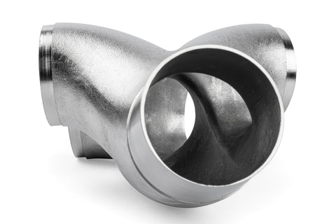 APR Cast Stainless Steel Double Y Splitter - 76mm (3) to Quad 63.5mm (2.5) - Image 2198