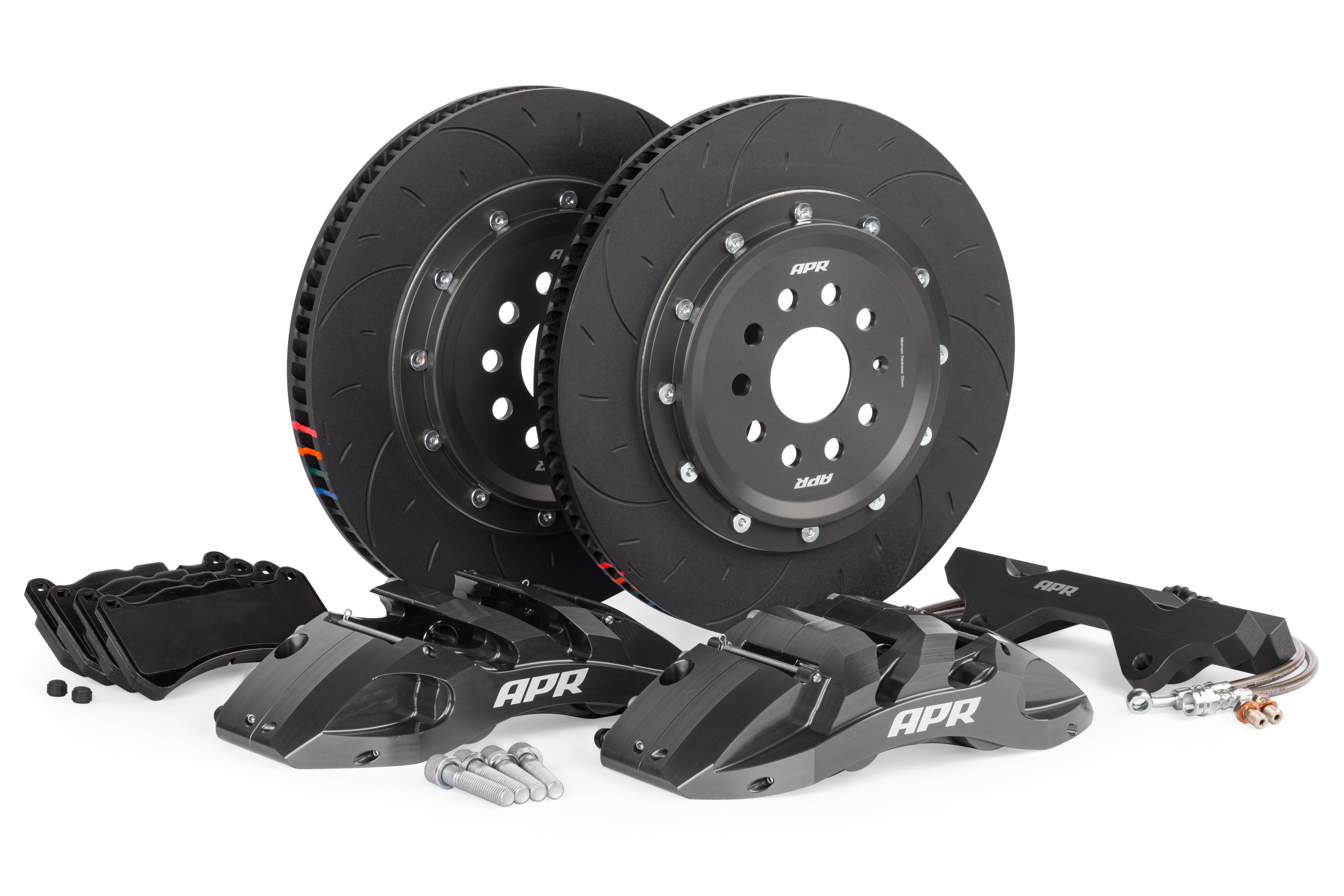APR 370x34mm 6-Piston Big Brake Kit - Front - Grey - (MQBEVO 355mm) - APR Part BRK00071