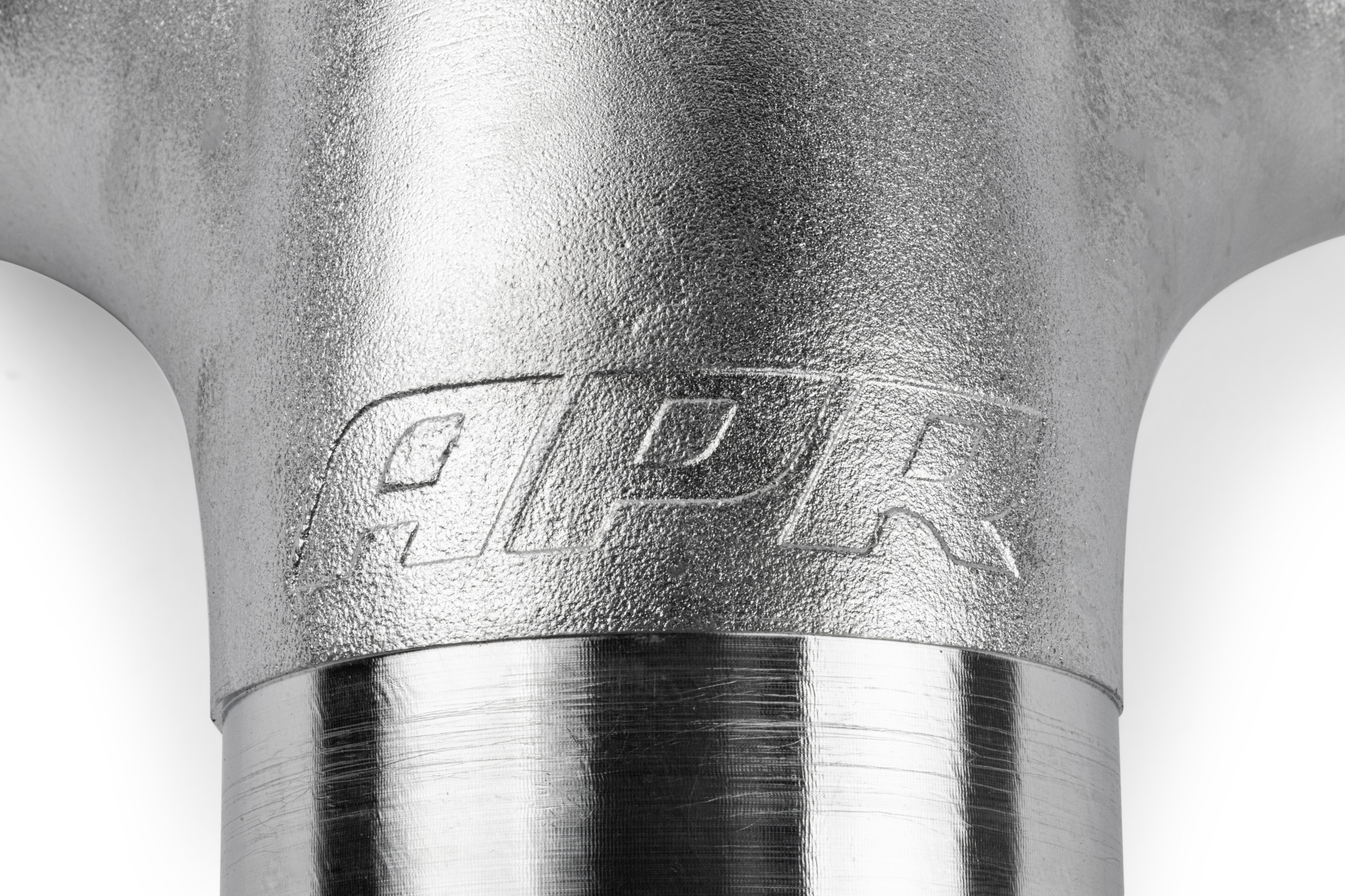 APR Cast Stainless Steel Double Y Splitter - 76mm (3) to Quad 63.5mm (2.5) - Image 2201