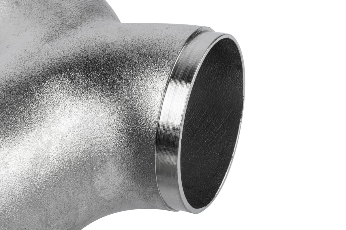 APR Cast Stainless Steel Double Y Splitter - 76mm (3) to Quad 63.5mm (2.5) - Image 2200