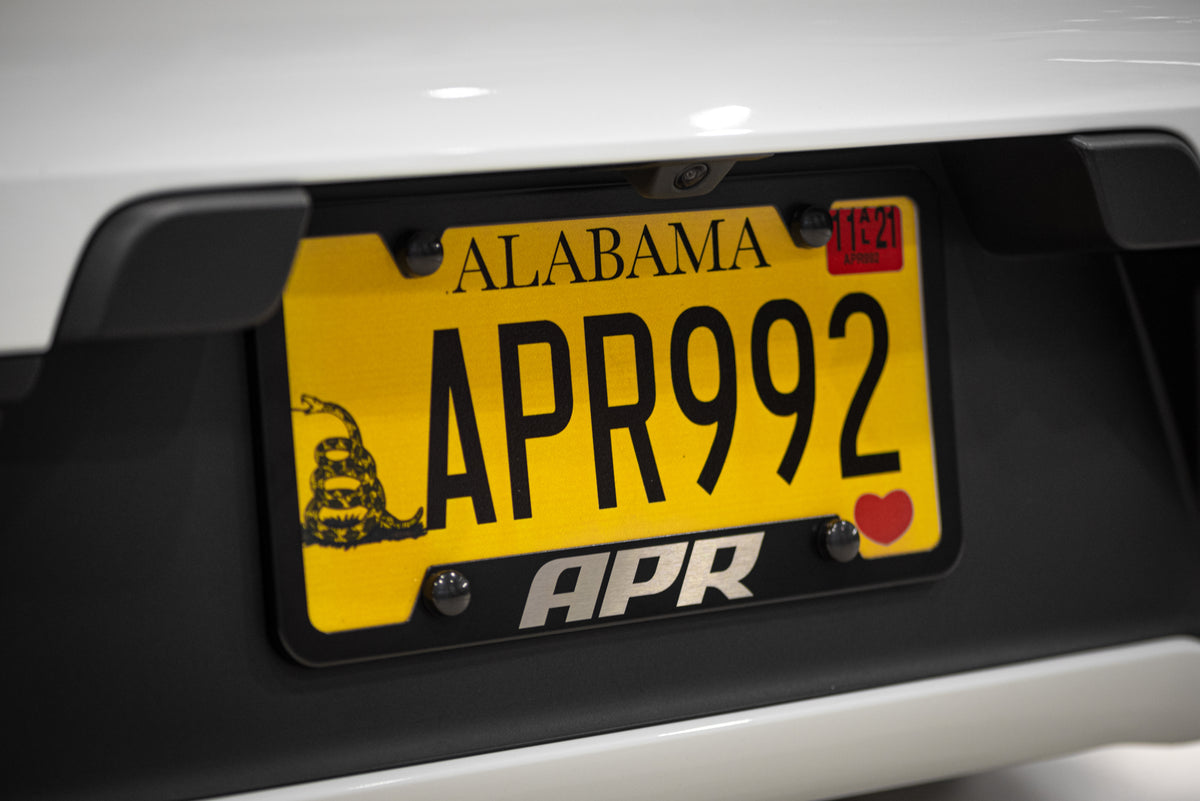 APR License Plate Frame - Thick, Black w Hiders - Image 36