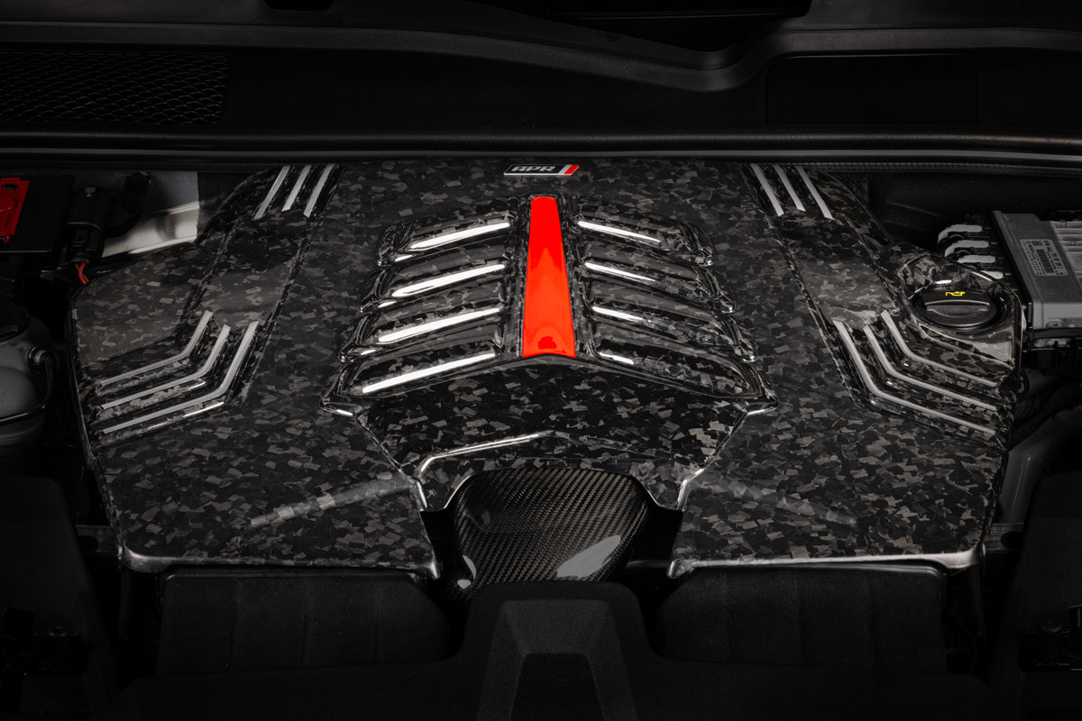 APR Engine Cover - 2.9T3.0T4.0T (4M) SUV - Forged Carbon Fiber - Image 3713