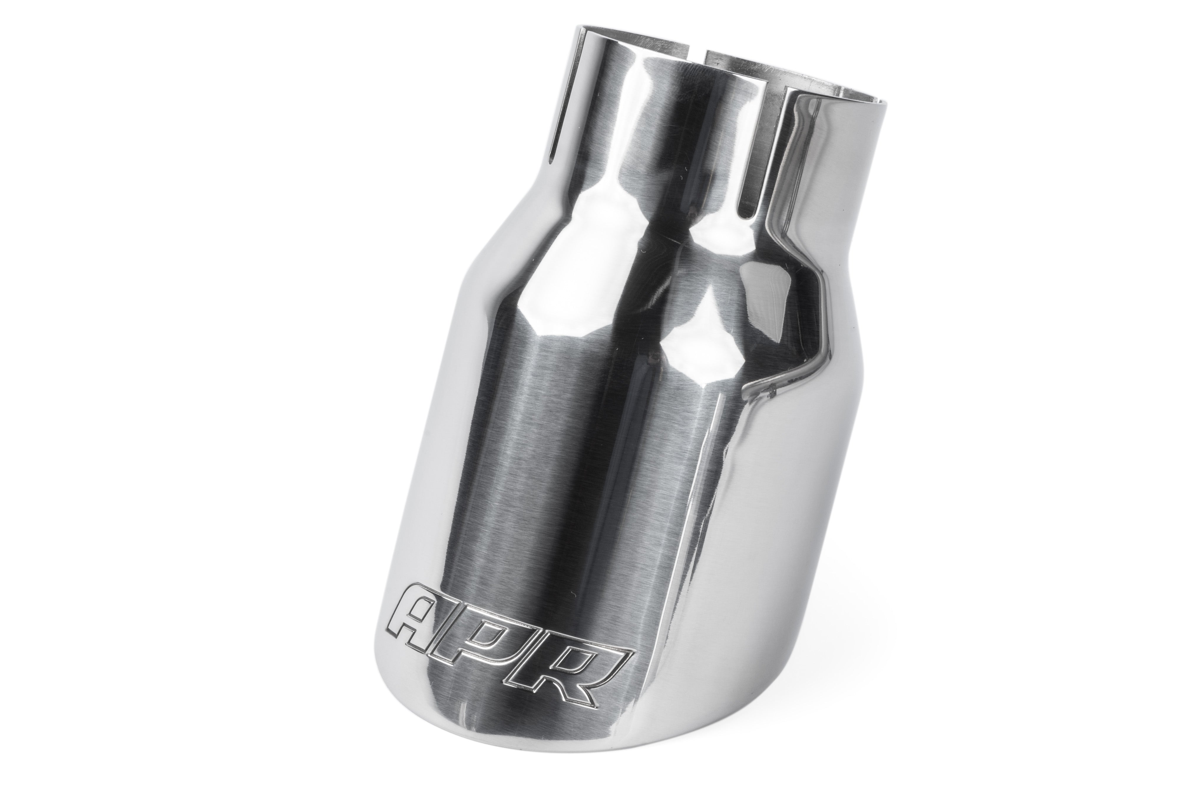 APR Double-Walled 3.5 Slash-Cut Tips (Polished Silver) - Set of 2 - Image 4482