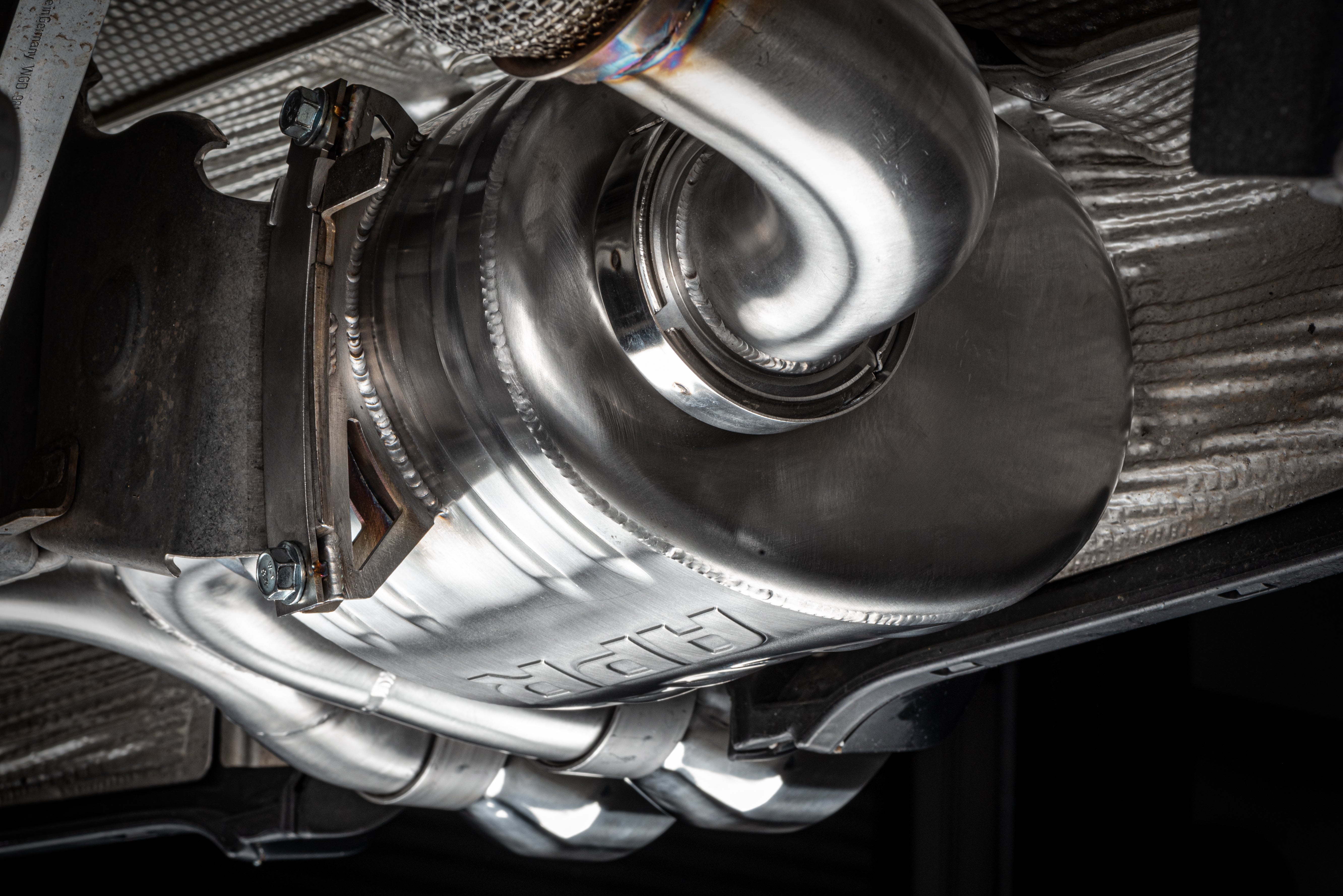 APR Catback Exhaust System Left Muffler - 718 (982) 2.0T2.5T - Image 842