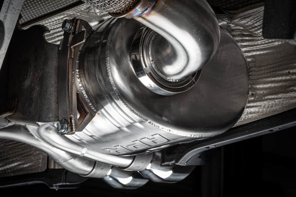 APR Catback Exhaust System Left Muffler - 718 (982) 2.0T2.5T - Image 842