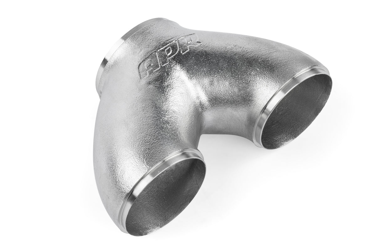 APR Cast Stainless Steel Y Splitter - 70mm (2.75) to Dual 63.5mm (2.5) - APR Part EXH0171