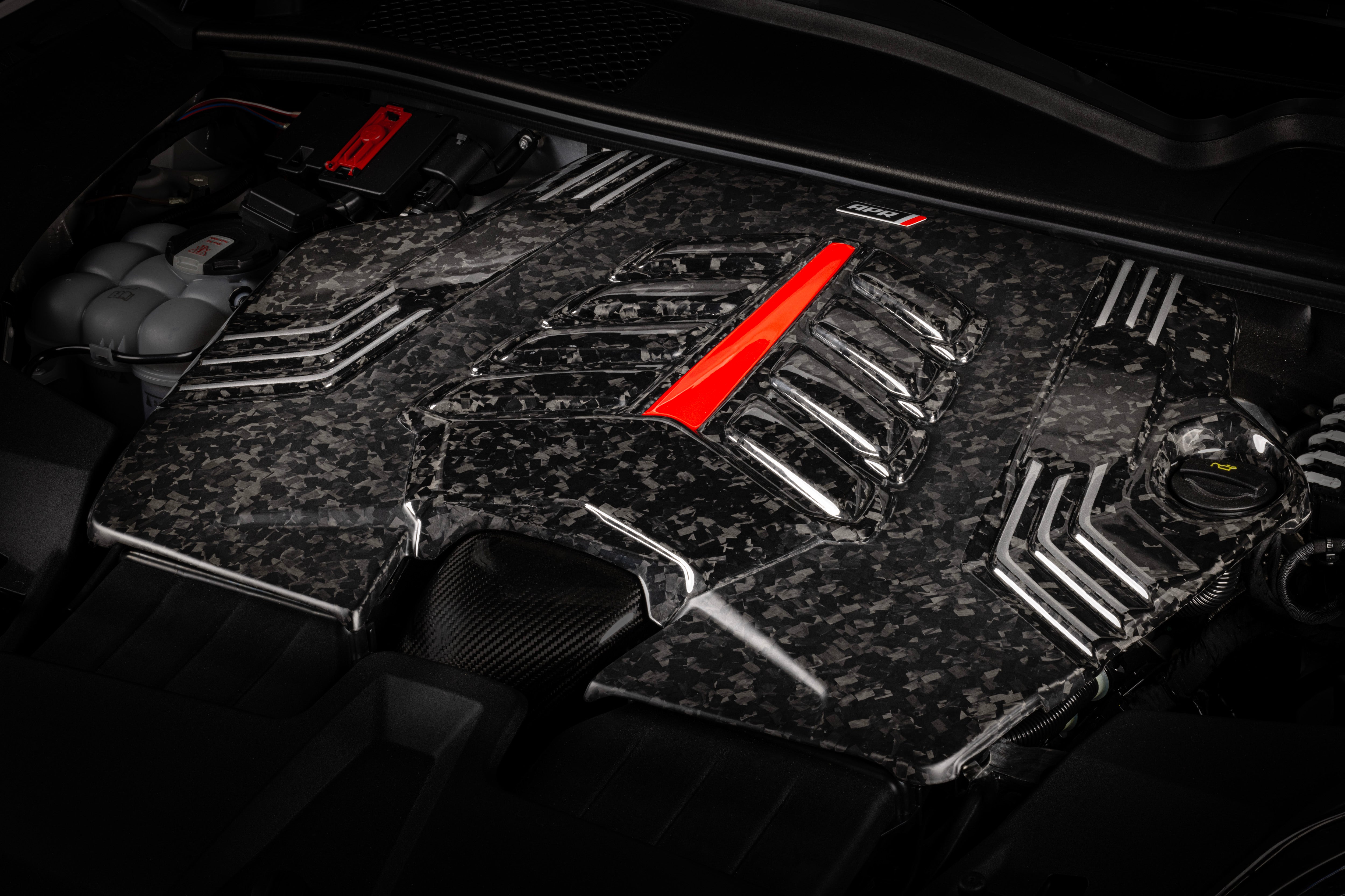 APR Engine Cover - 2.9T3.0T4.0T (4M) SUV - Forged Carbon Fiber - Image 3714
