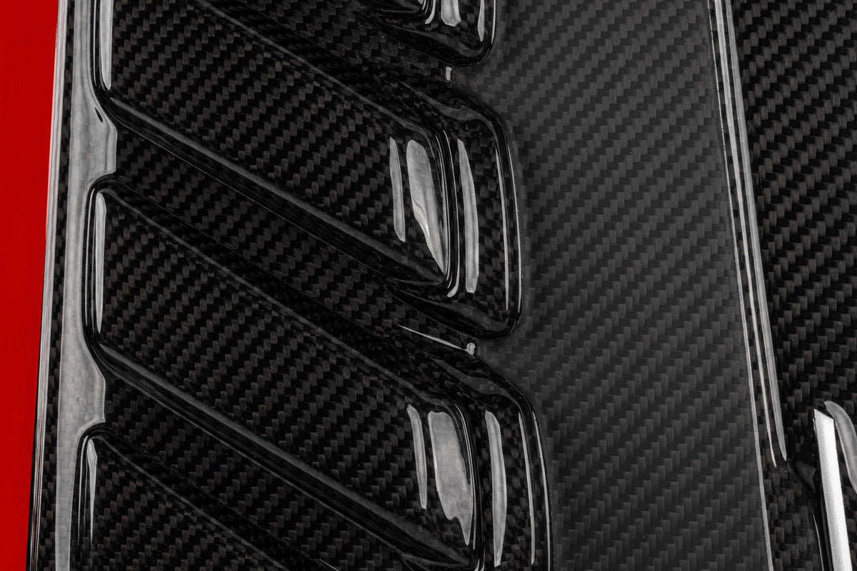 APR Engine Cover - 2.9T3.0T4.0T (4M) SUV - Carbon fibre - Image 3695