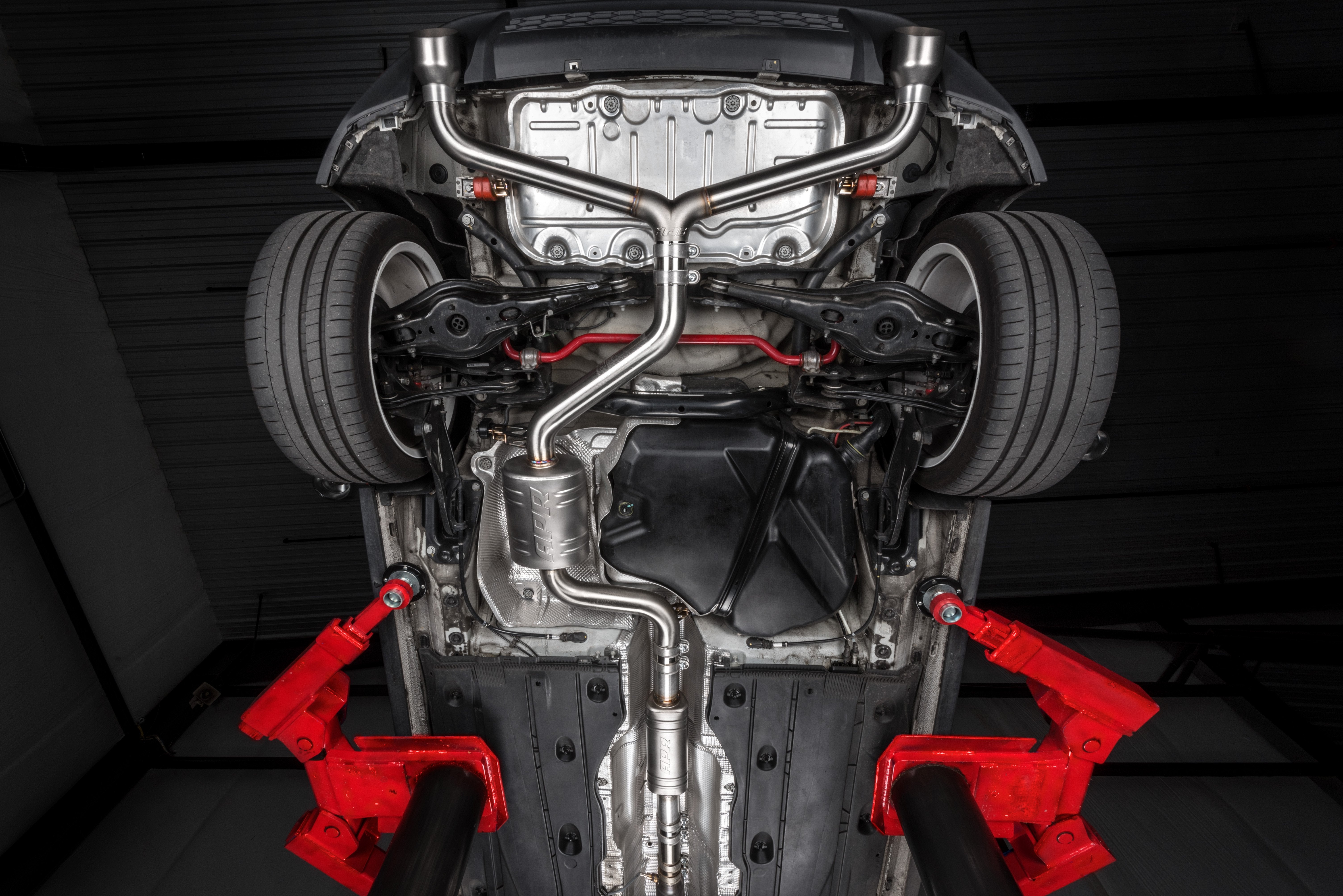 APR Catback Exhaust System (w Front Muffler) - GTI (MK7.5) - Image 5049