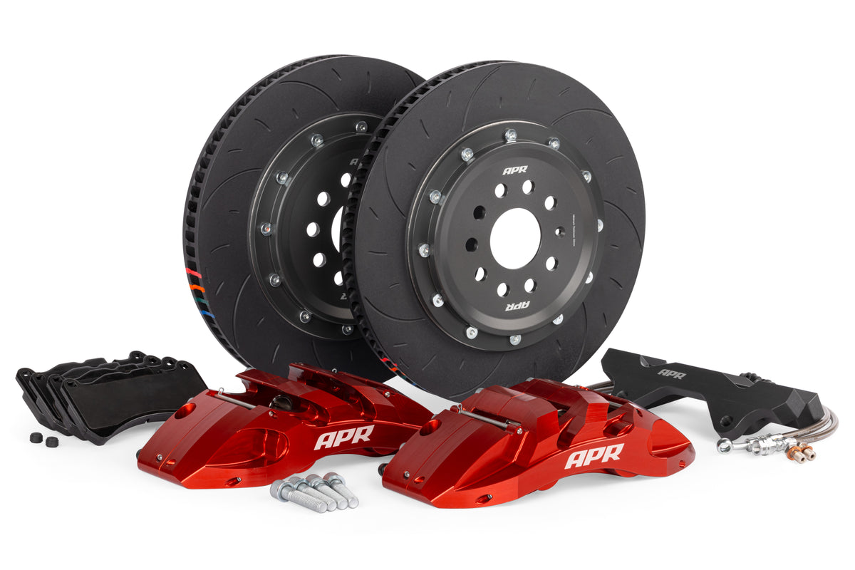 APR 370x34mm 6-Piston Big Brake Kit - Front - Red - (MQBMQBEVO 312mm) - APR Part BRK00060