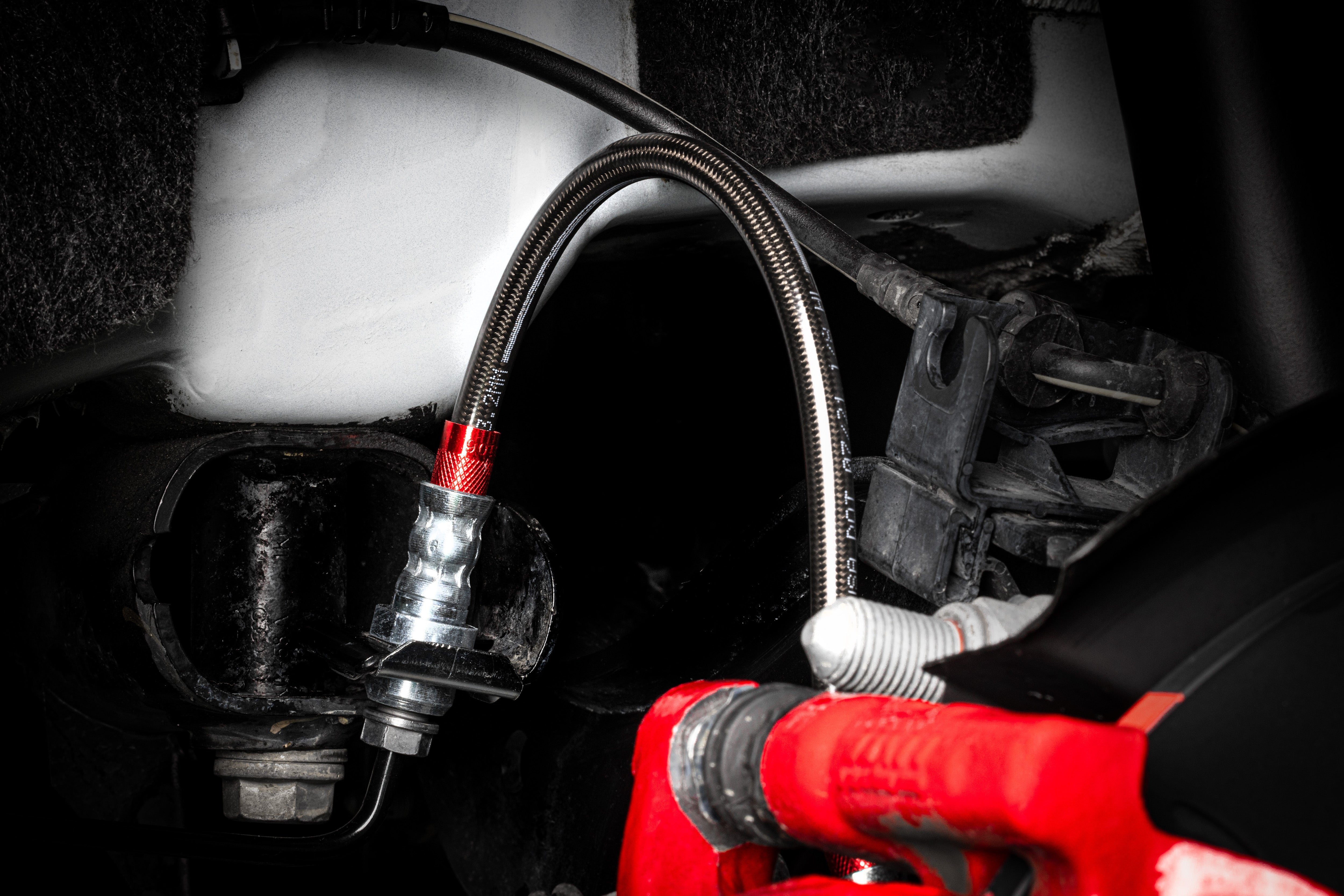APR Braided Stainless Steel Brake Lines (Set of 2) - Rear - Image 192