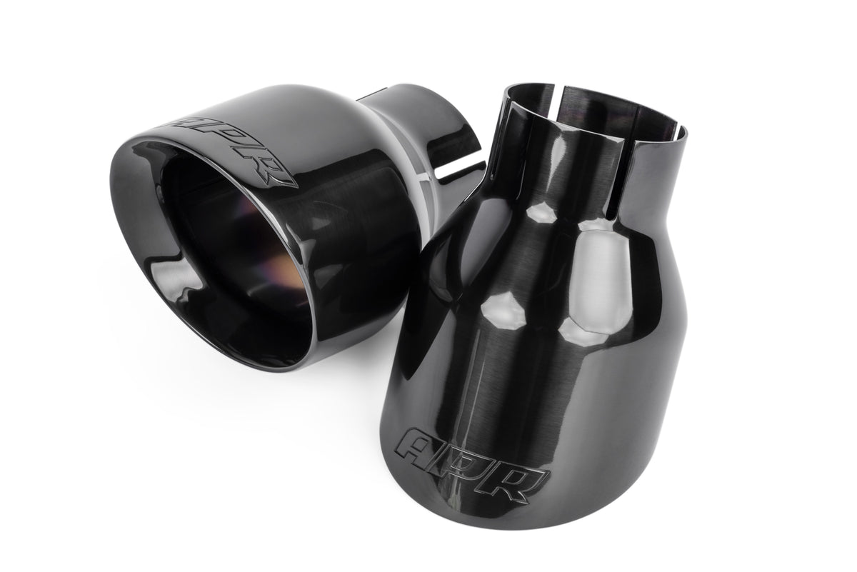 APR Double-Walled 4 Slash-Cut Tips (Polished Diamond Black) - Set of 2 - APR Part TPK0003