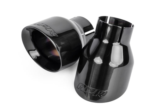 APR Double-Walled 4 Slash-Cut Tips (Polished Diamond Black) - Set of 2 - APR Part TPK0003