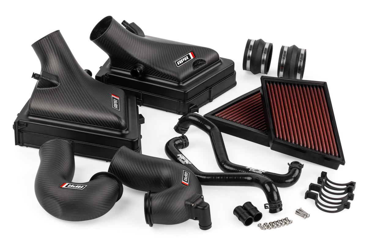 APR Carbon Fiber Intake System w Turbo Inlet Pipes: Porsche 911 (992) 3.0T3.7T - APR Part CI100059