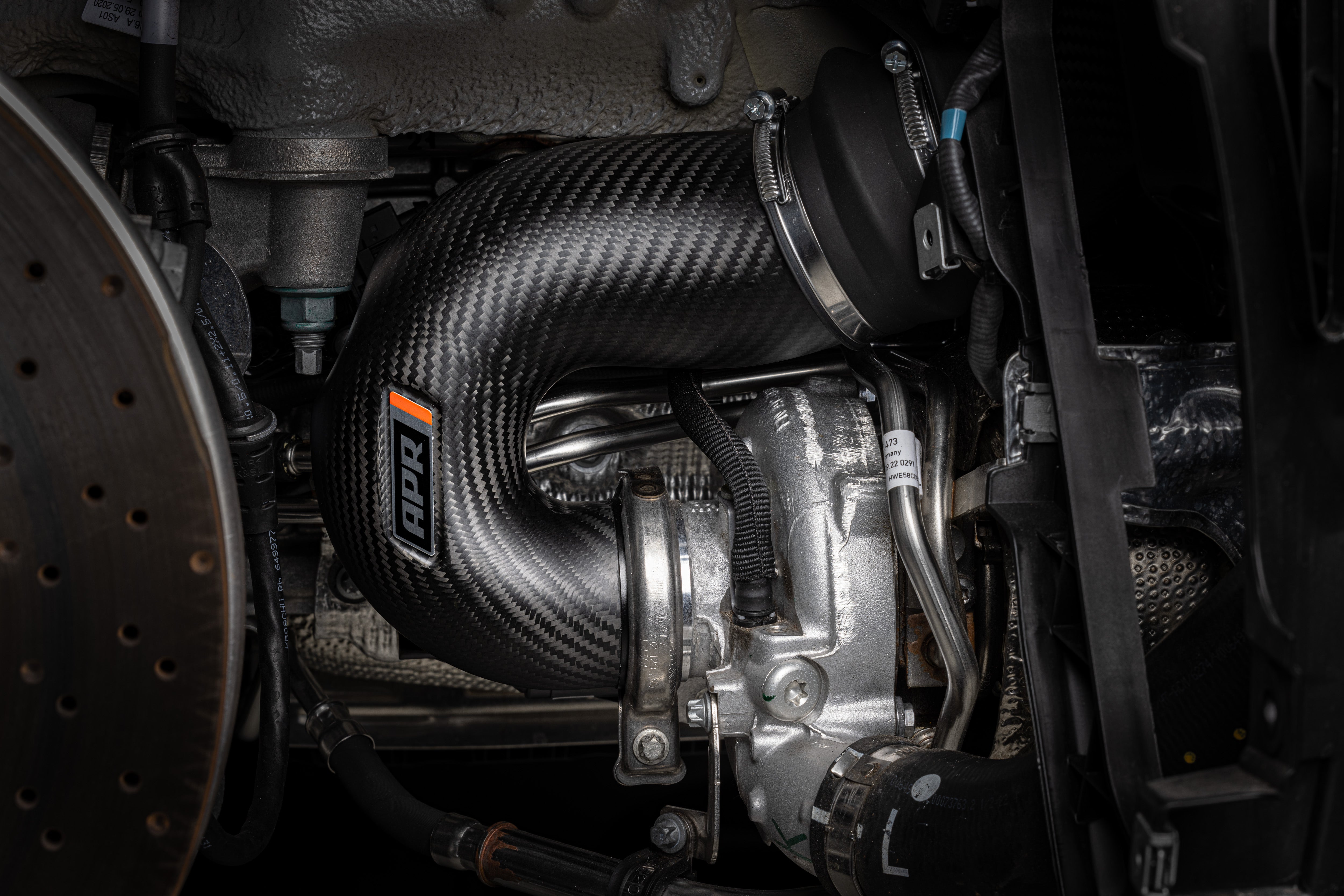 APR Carbon fibre Intake System w Turbo Inlet Pipes: Porsche 911 (992) 3.0T3.7T - Image 2071