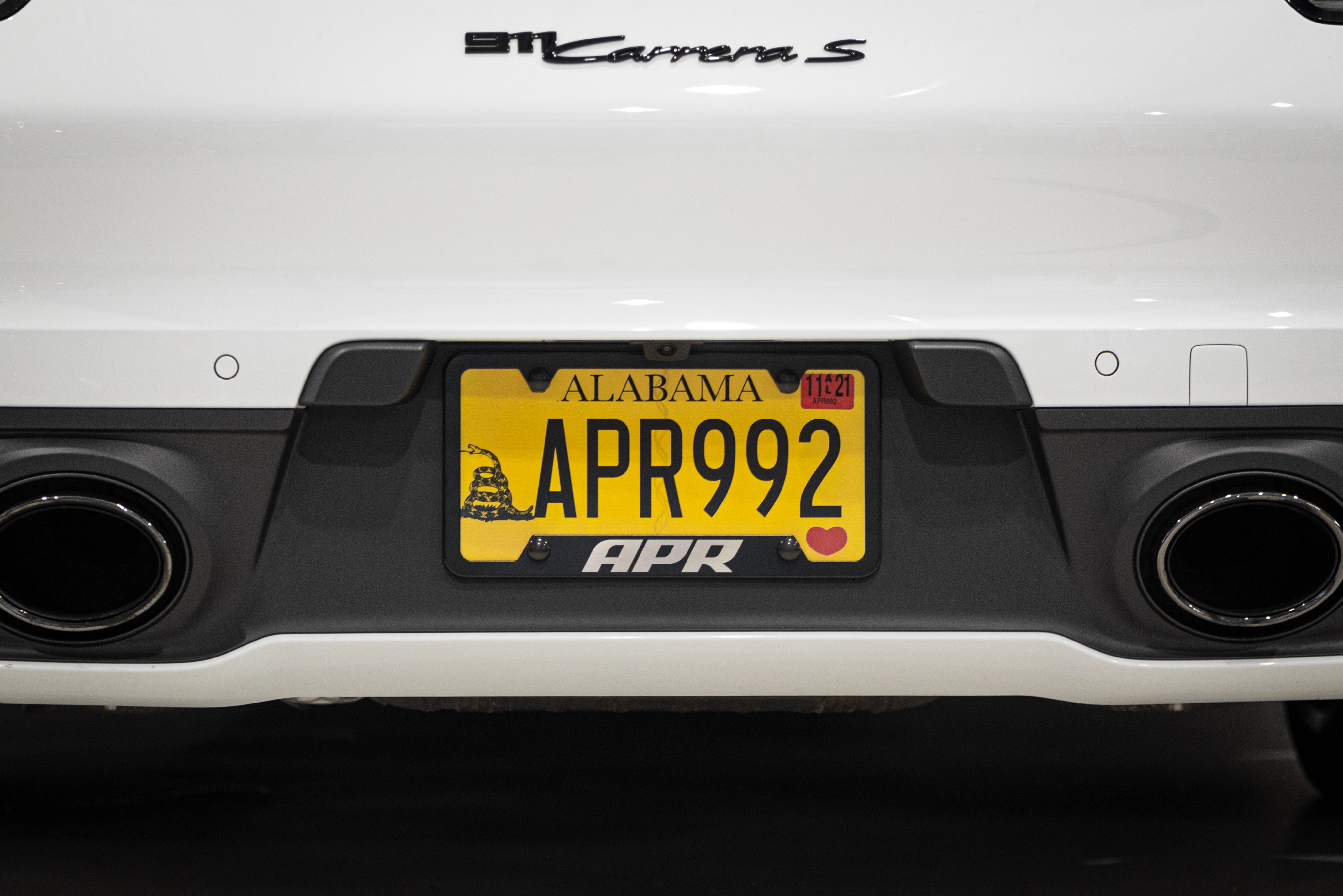 APR License Plate Frame - Thick, Black w Hiders - Image 37