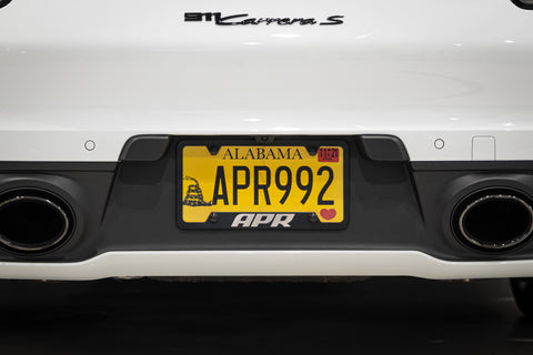 APR License Plate Frame - Thick, Black w Hiders - Image 37
