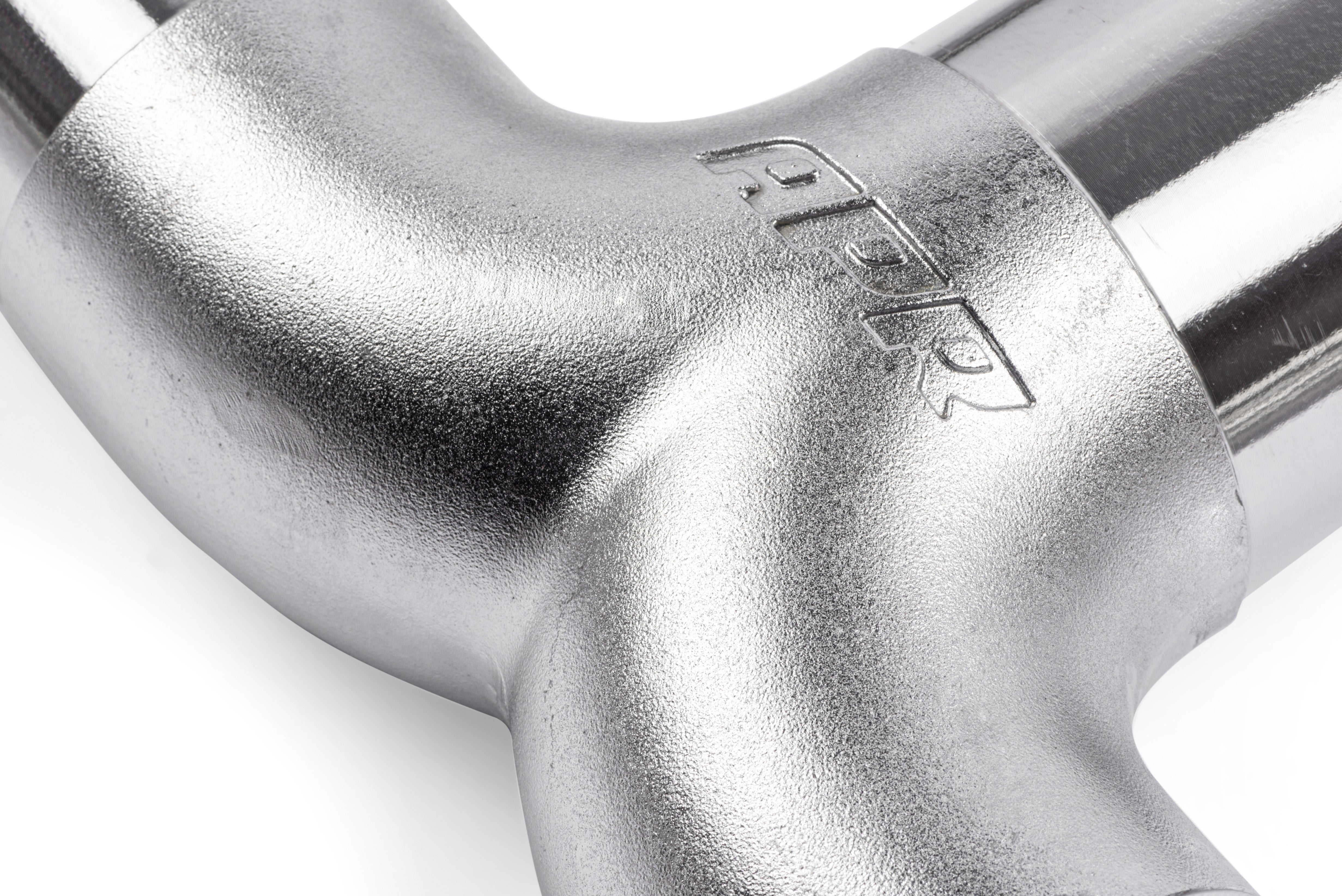 APR Cast Stainless Steel T Splitter - 76mm (3) to Dual 63.5mm (2.5) - Image 2253