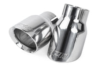 APR Double-Walled 3.5 Slash-Cut Tips (Polished Silver) - Set of 2 - APR Part TPK0006
